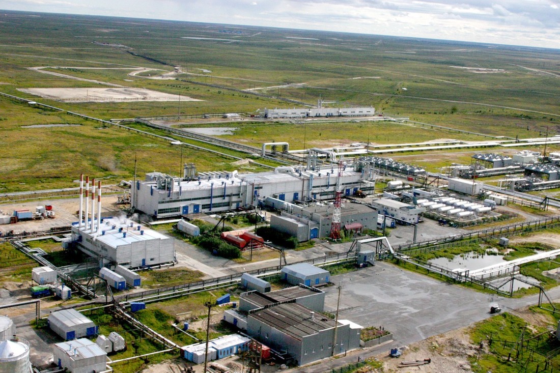 Газовый промысел № 15 Уренгойского нефтегазоконденсатного месторождения © Газпром добыча Уренгой , 20.04.2011
