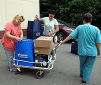 Гуманитарный груз из ВНИИГАЗа доставлен в педиатрическое отделение Видновской районной клинической больницы