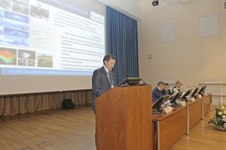Доклад Генерального директора ООО «Газпром ВНИИГАЗ» Дмитрия Люгая зачитал Александр Шайхутдинов, заместитель Генерального директора по науке ООО «Газпром ВНИИГАЗ»