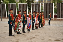 Курсанты Тюменского высшего военно-инженерного командного училища имени героя Советского Союза маршала инженерных войск Прошлякова