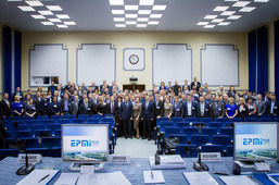 участники IV Международного научно-практического семинара "Эффективное управление комплексными нефтегазовыми проектами" (EPMI-2015)