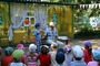 Автор стихов Виктор Кузнецов с воспитанниками детского сада № 45 "Сказка"