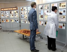 На выставке "Они прошли по той войне", собранной из семейных архивов вниигазовцев
