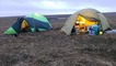 Полевой лагерь геологов на Ямале