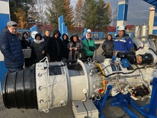 Уличная экспозиция ГКС-11 Комсомольского ЛПУМГ