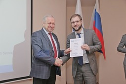 Победитель I конкурса „Лучший молодой ученый ООО „Газпром ВНИИГАЗ“ — Илья Ряховских, начальник Лаборатории исследования процессов КРН