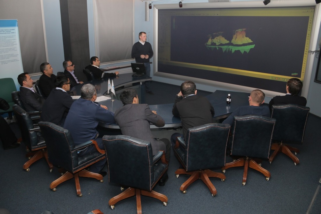 Делегация АО «Узбекнефтегаз» познакомилась с возможностями Центра трехмерной визуализации
