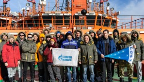 Участники морского экспедиционного отряда