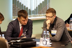 В процессе работы круглого стола «Координация деятельности и перспективы развития Советов молодых ученых и специалистов»